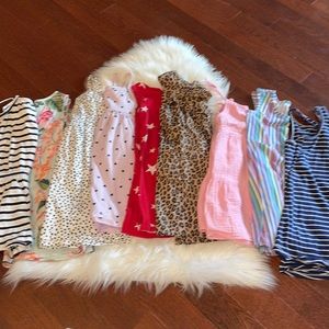 Bundle of Girls sleeveless/tank dresses- Size 5T